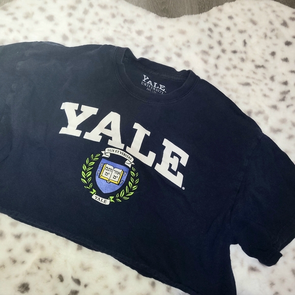 Adidas Navy Blue Yale Tee - Picture 1 of 3